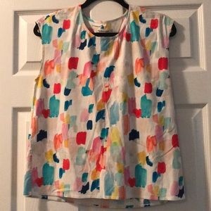 WORN ONCE! Marine Layer mixed colors blouse